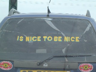 Nice to be nice